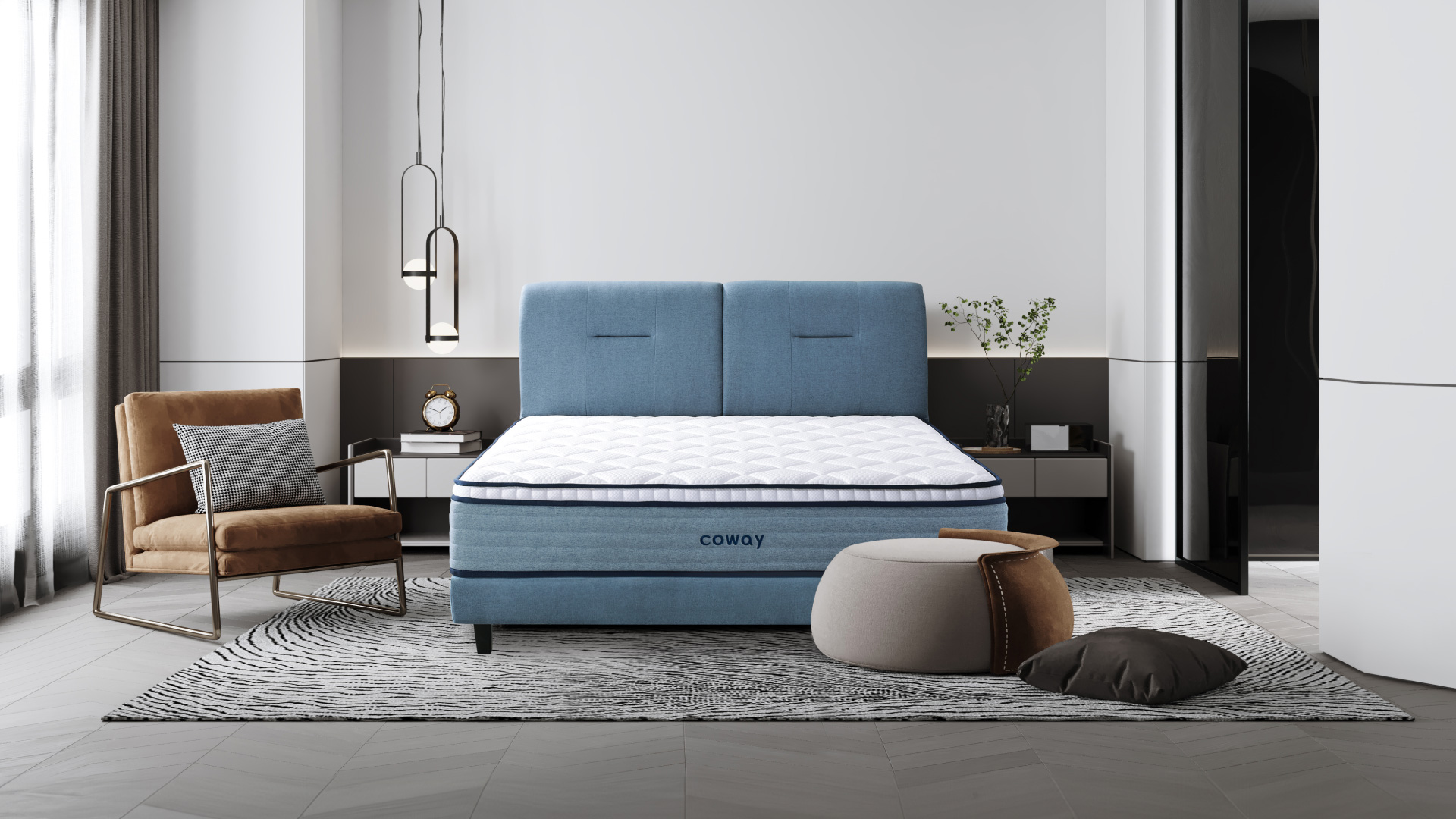 Prime Lite di bilik tidur dengan kerusi